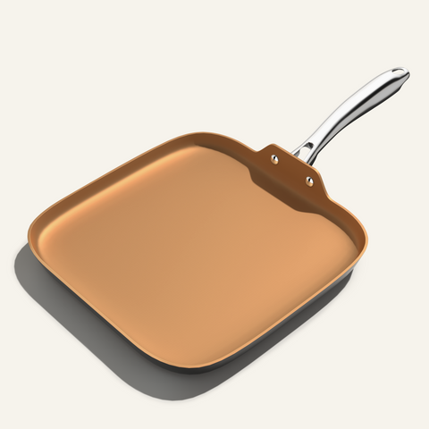 Copper Griddle Pan 11-In