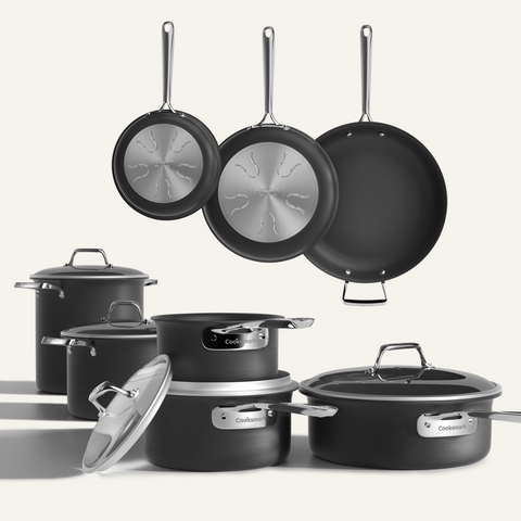 Cooksmark Pots and Pans Set Black